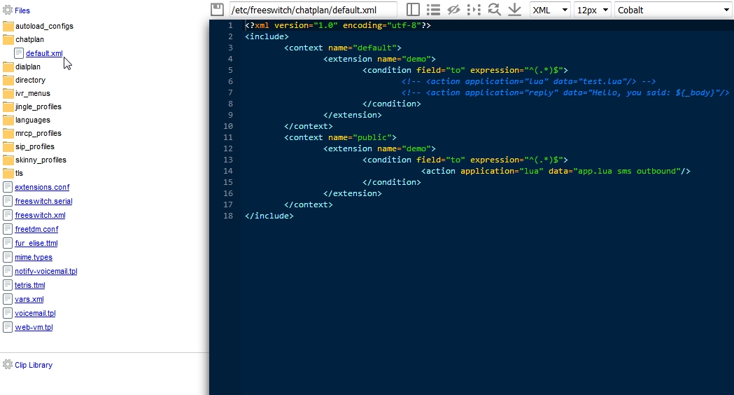 Fusionpbx advanced xml editor.jpg